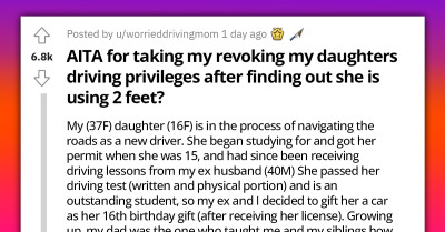 Woman Takes Away Car Keys From Her Daughter After Finding Out She Drives Incorrectly