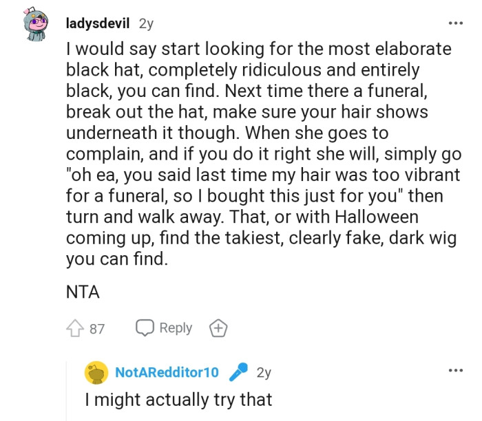 Interesting advice from this Redditor