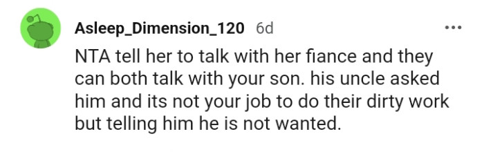 It's not your job to do their dirty work