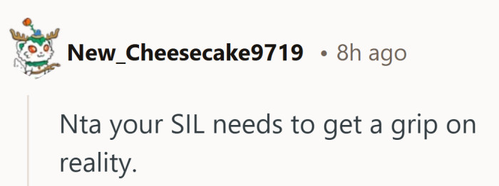 When a situation feels this stretched, a reality check can sound refreshingly direct.