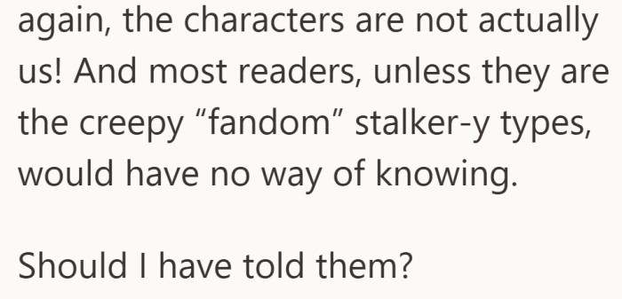 She insists it is fiction, not biography. The question now is whether that distinction was enough.