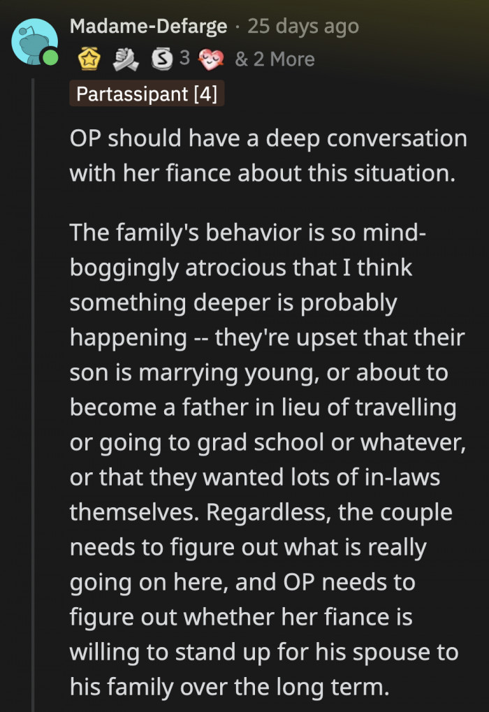 OP and Noah need to discuss why his family treated OP that way. There has to be a deeper reason, or are they just collectively terrible people?