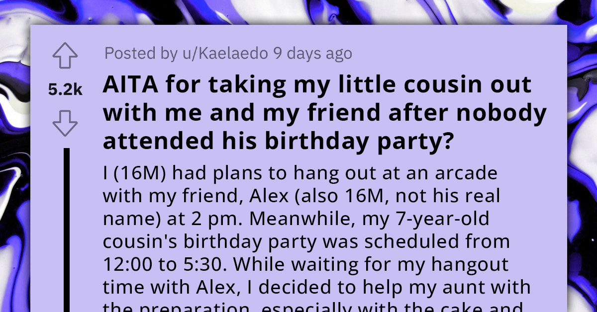 Teen Turns Around Cousin's Birthday Disaster, Faces Unfair Criticism From Mother And Aunt