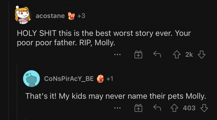 That’s why you shouldn’t give pets human names.