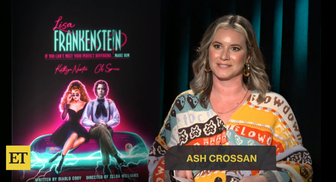 Ash Crossan Anchoring an Interview with the Late Legend's Daughter