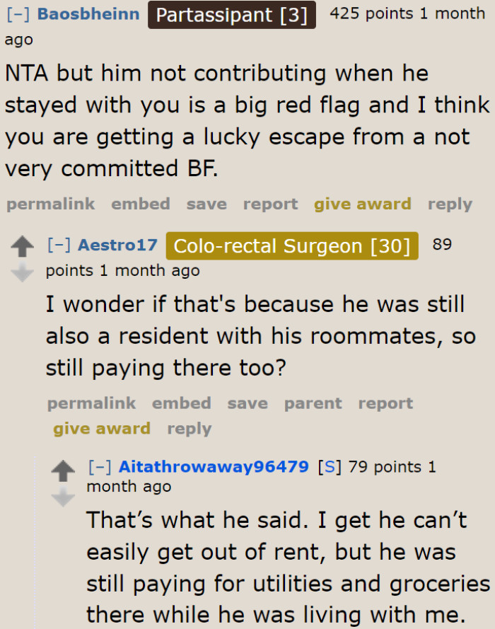 People noticed something in the situation, which could potentially be a red flag.