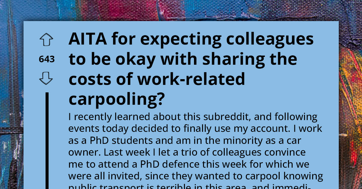 Redditor Confused After Their Colleague Brings Them Their Carpooling Debt Of $1.64 In A Paper Cup Full Of Change