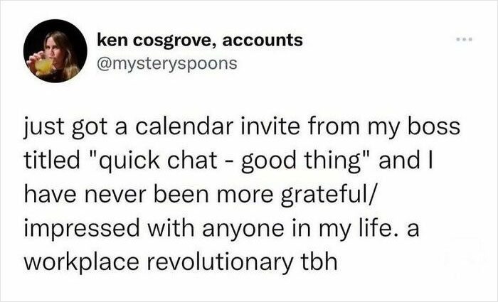 20. When 'Good News' is the New Office Plot Twist