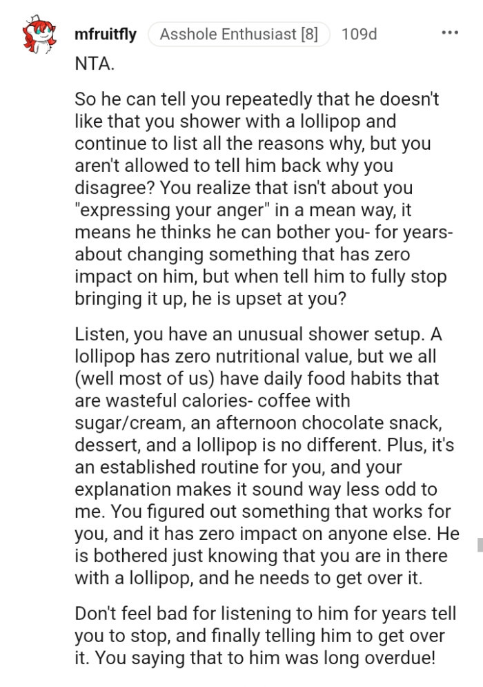 This isn't about you expressing your anger