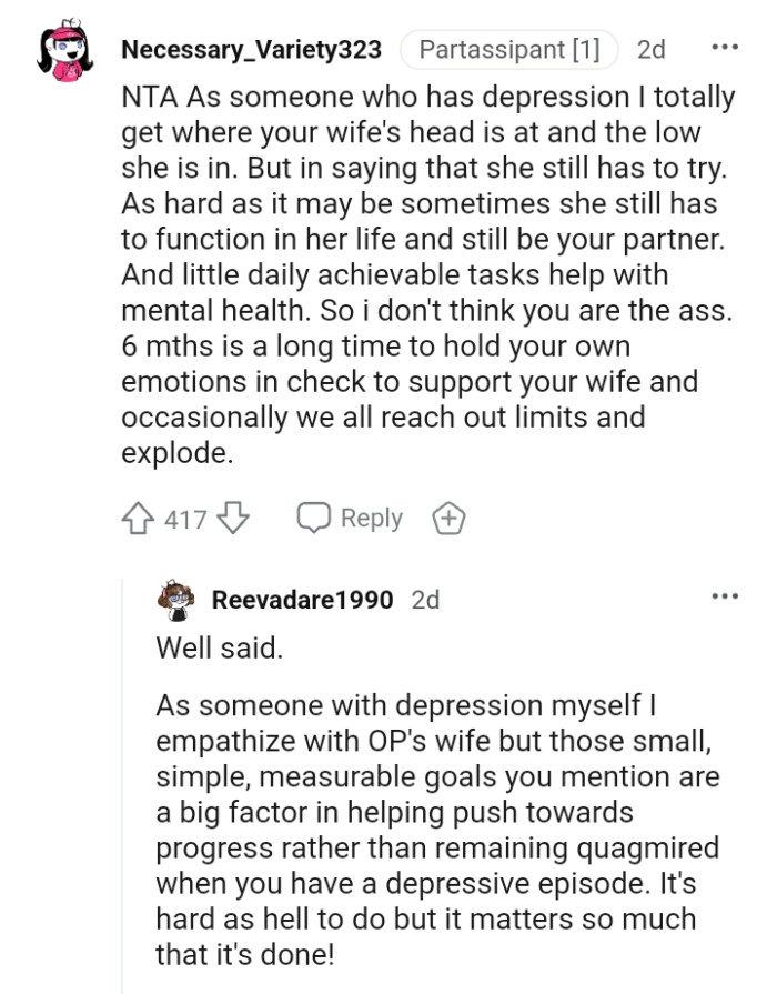 You held your emotion in check for months