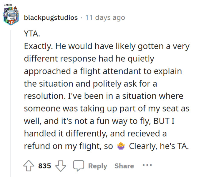 This Redditor had a similar experience. But it seems like they handled it better than OP did.