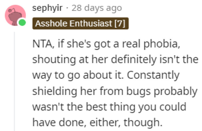 Not the right way to handle it