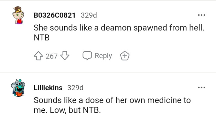 For this Redditor, it sounds like a dose of the teenage girl's medicine