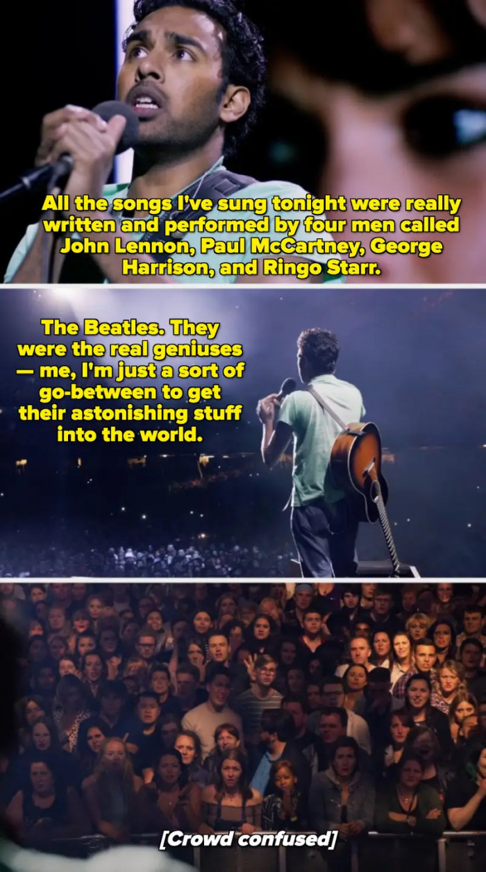 3. Yesterday (2019) has a totally dissatisfying ending