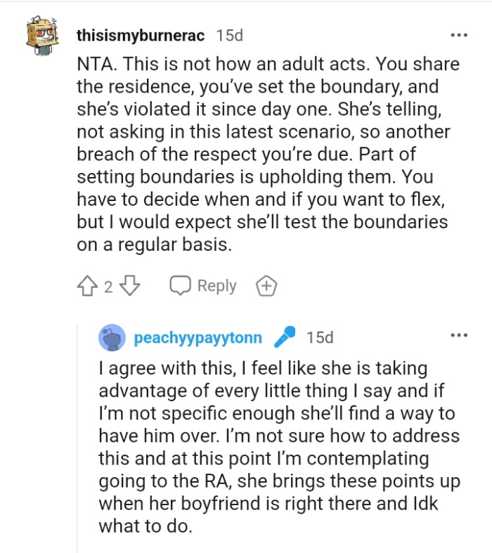 This is not how adults act