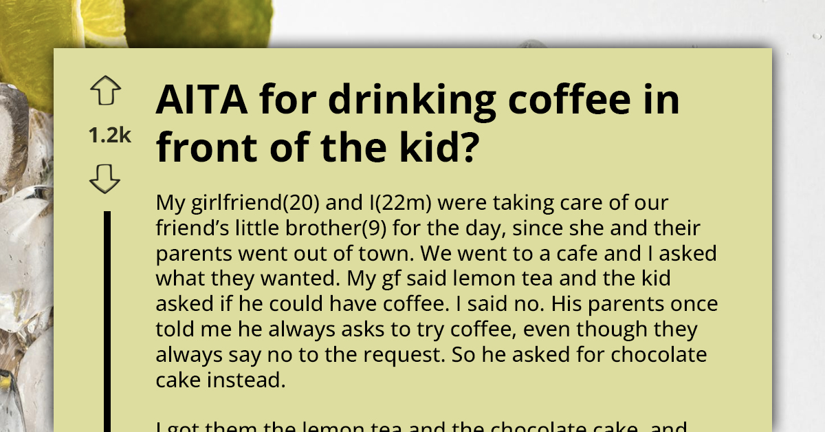 Relationship Issues - When Enjoying Coffee Becomes a Controversy