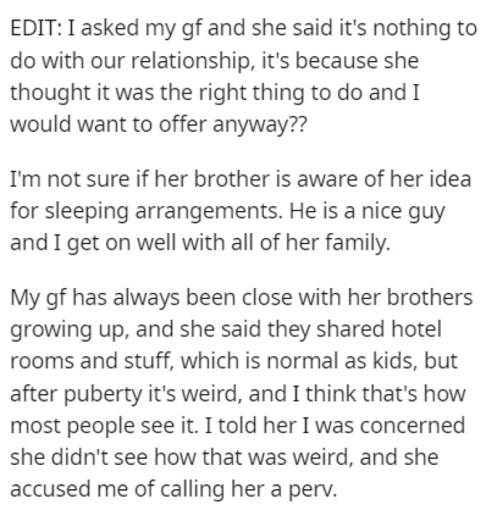 OP Provided an Edit Where He Follows Up on the Story