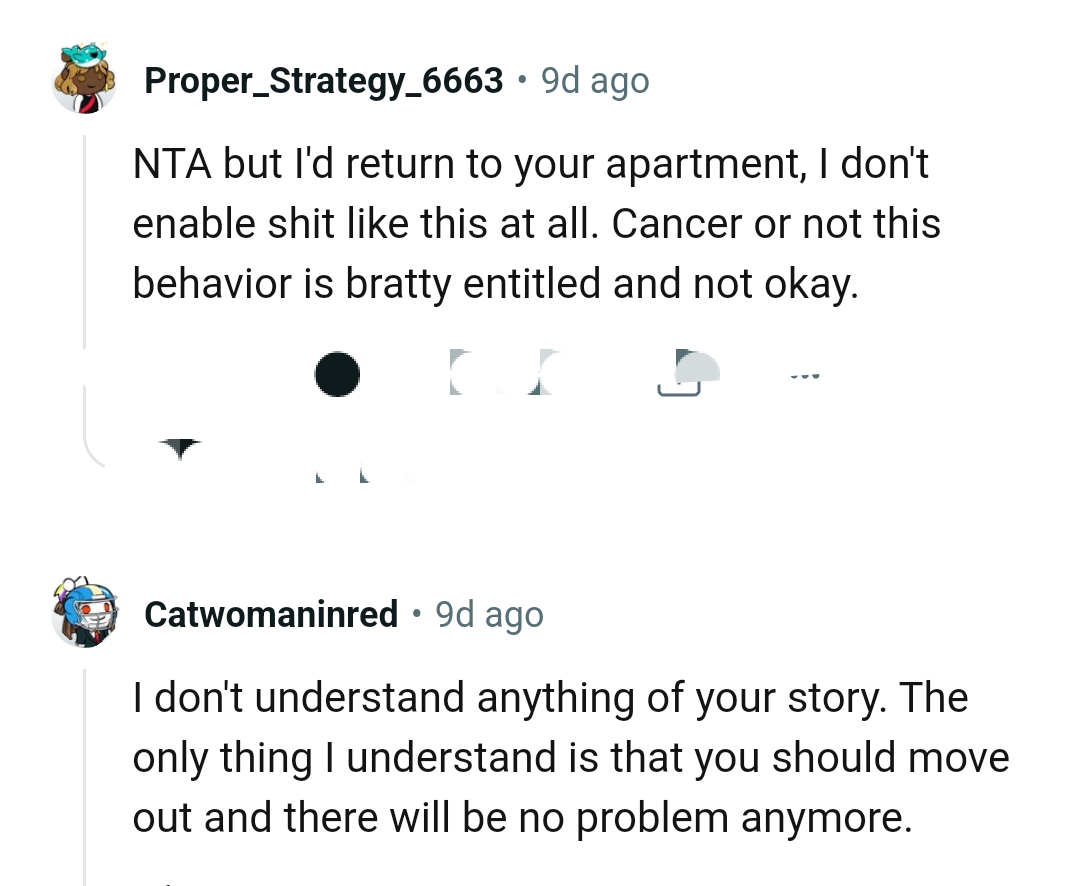 The comments from other Redditors roll in...