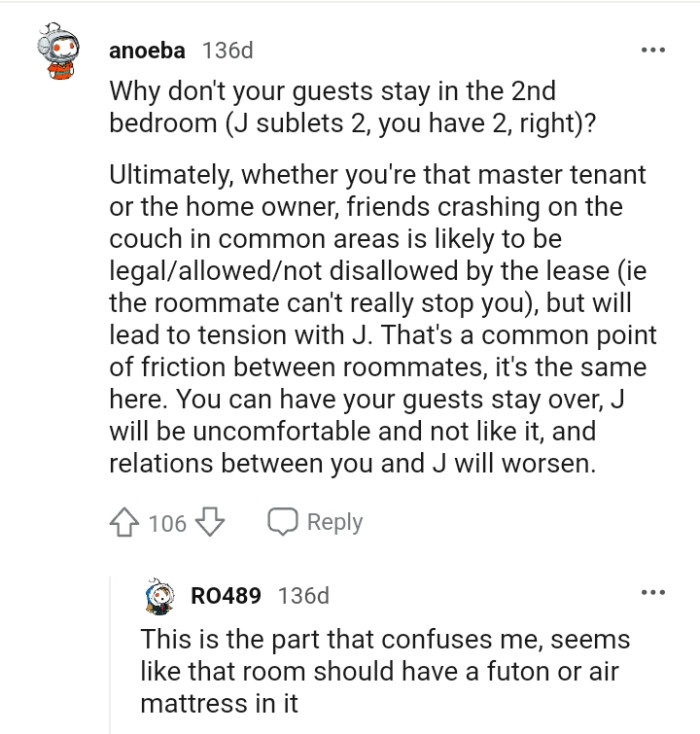 And the comments from other Redditors roll in...