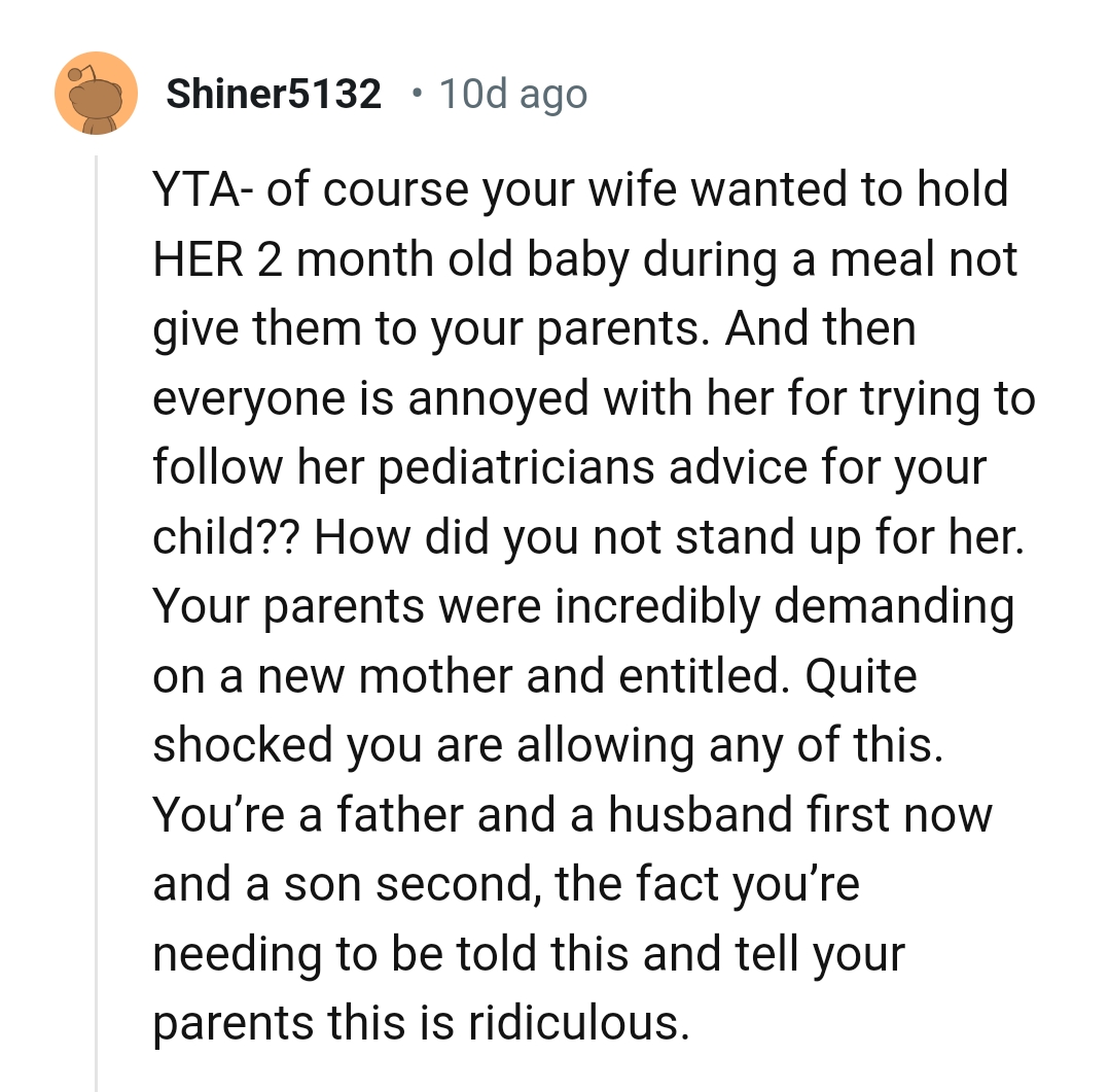 The OP Is Now a Husband and Father First