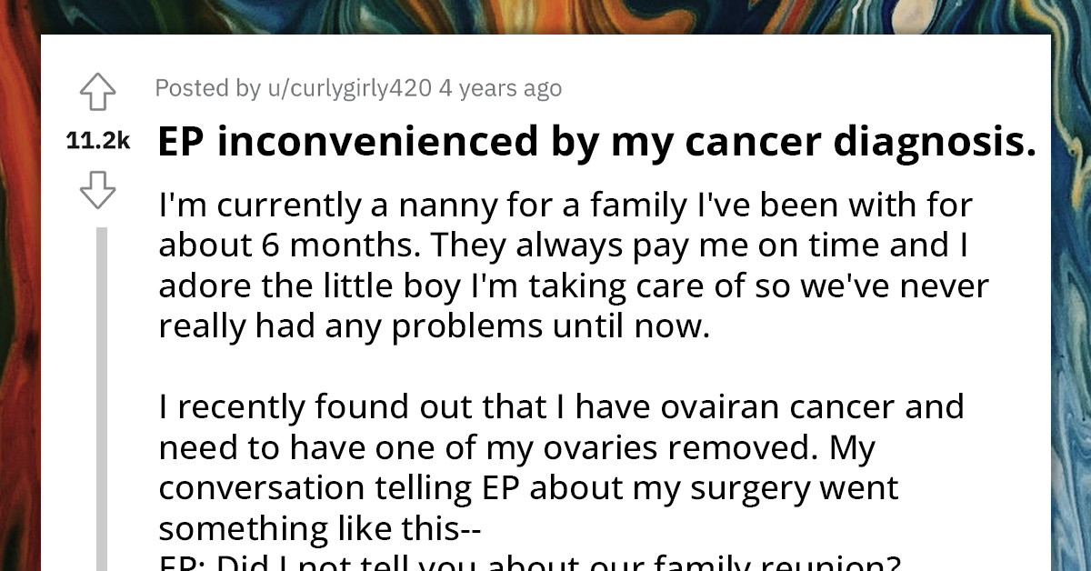 Nanny Starts Cancer Treatment During The Family's Reunion And Is Being Expected To Postpone Treatment For It