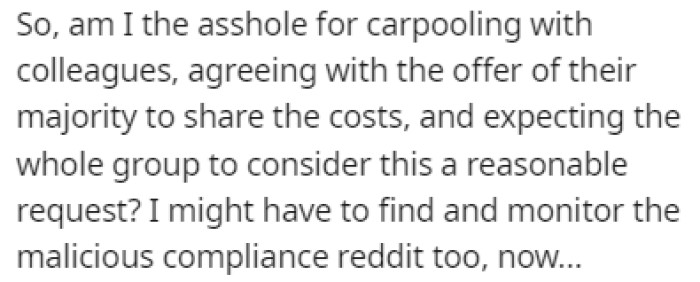 OP is now wondering if they did anything wrong in this situation