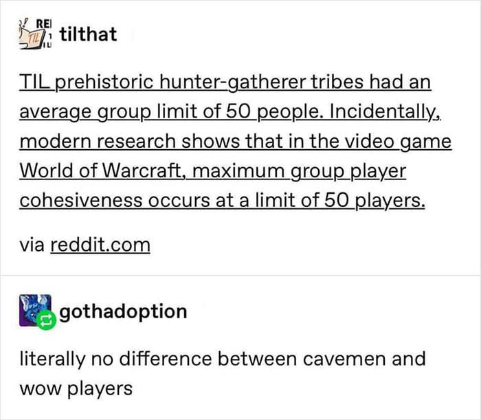 32. Cavemen vs WOW players