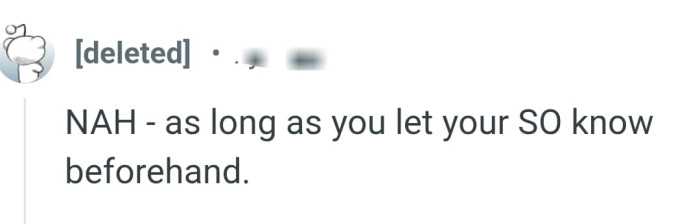 The OP is not the AH as long as he does this...