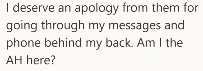 Now she is left wondering who crossed the bigger line.