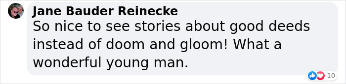 It's indeed refreshing to hear this kind of story!