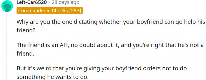 This Redditor asked a good question: