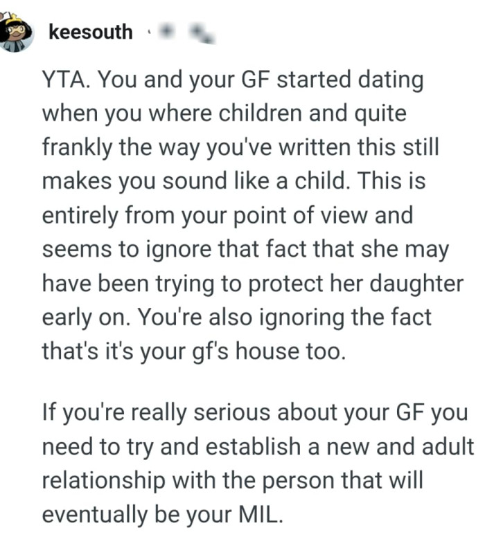 This is entirely from the OP's point of view