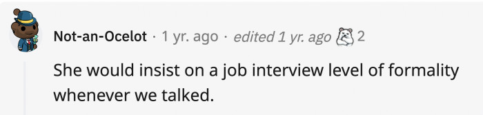 Sad to say, but she did not pass the final interview.