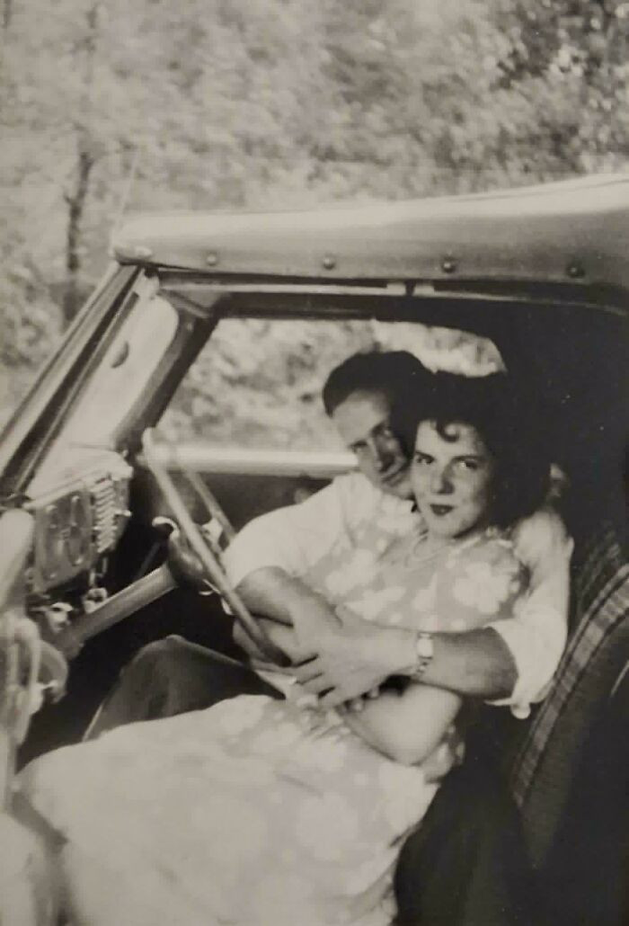 "My Parents, 1948, Not Long After They Were Married. They Were Married For Almost 62 Years"