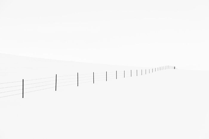 “Fence In Snow” By Jack Lefor
