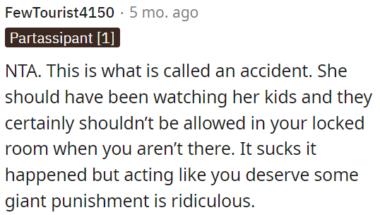 It's unfortunate, but expecting a severe punishment is unreasonable.