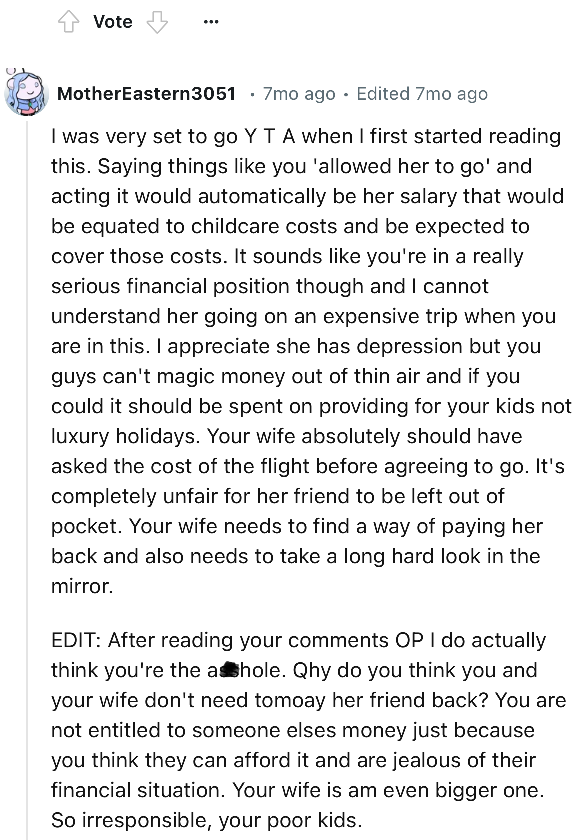 We gathered some interesting comments for your reading pleasure: