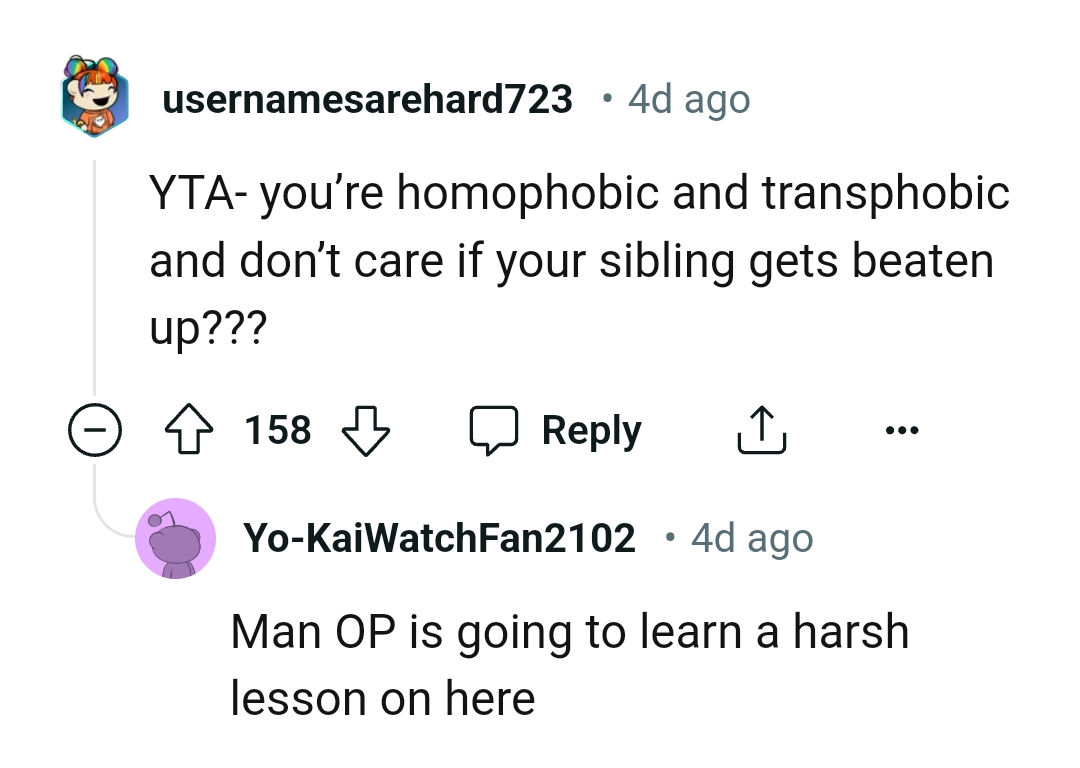 We've gathered some of the most upvoted comments from other Redditors for you to read through below