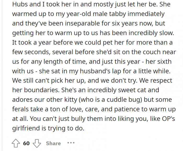 You can't bully them into liking you.