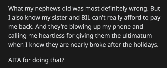 Was the ultimatum too much?