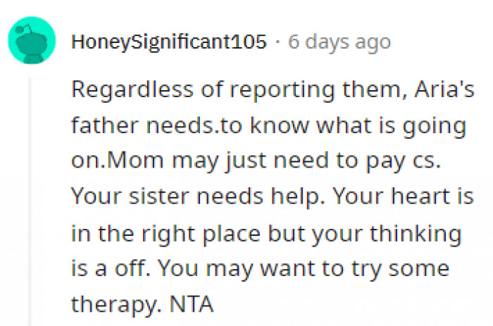 The father needs to know