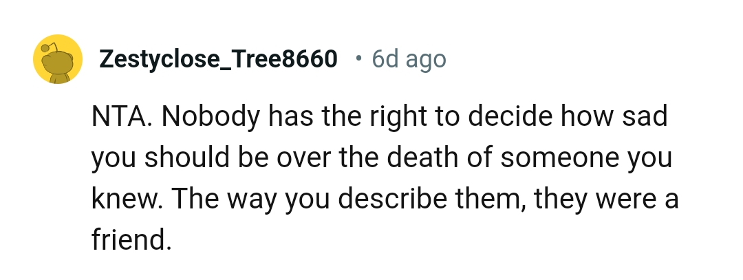 We've gathered some of the most upvoted comments from other Redditors for you to read through below