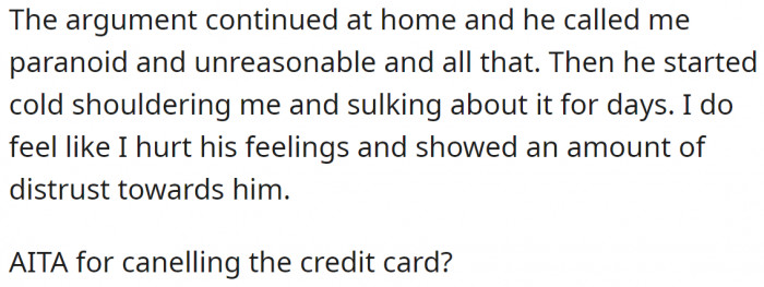 Now she wonders if she did the right thing.