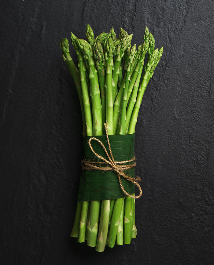 Asparagus belongs to the lily family.