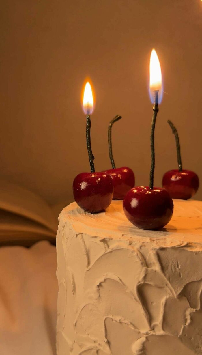"I Made Cherry Candles. How Do You Like Them?"