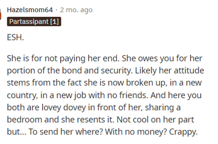 This is a comment that was kind of in the middle, and we do understand where they are coming from with this, though.