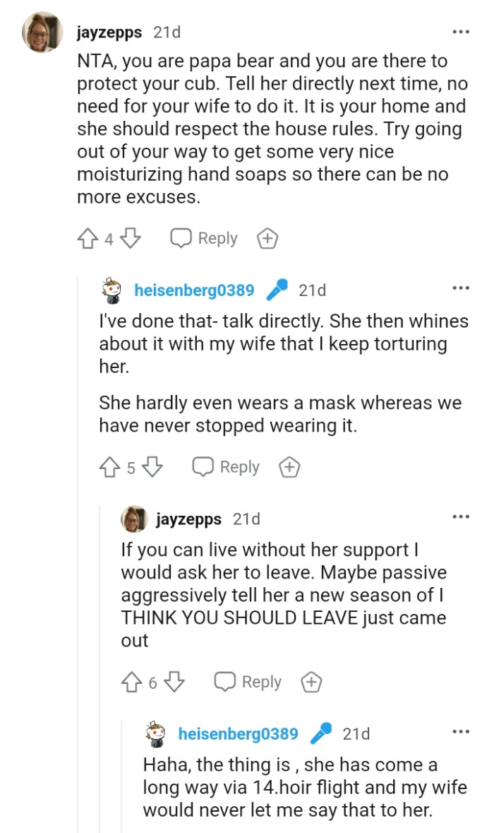 The OP is there to protect his child