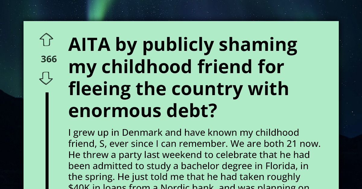Redditors React As Man Shares How Ruined His Friend’s ‘Escape To America’ Debt Plan