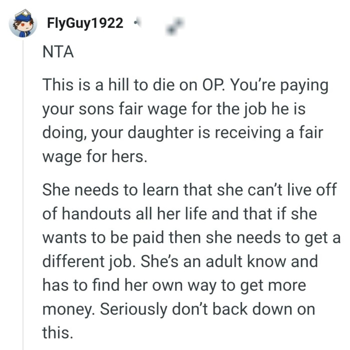 It can't be all handouts