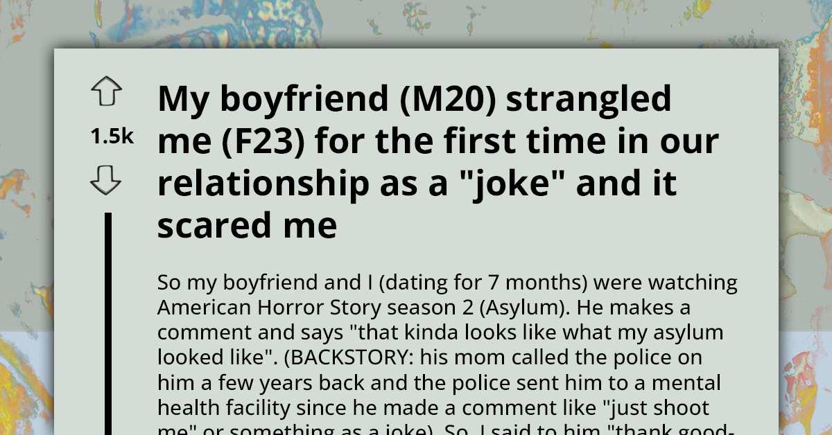 Lady Paralyzed With Fear As Boyfriend Nearly Strangles Her To Death, Then Passes It Off As a Joke